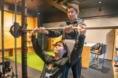 当施設でのトレーニング風景