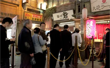 2011年4月17日ラー博店初日の行列