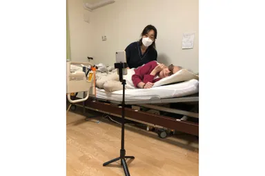 久しぶりにお互いの顔を見ながら楽しむ会話