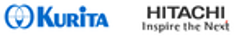 栗田工業株式会社、株式会社日立製作所のロゴ