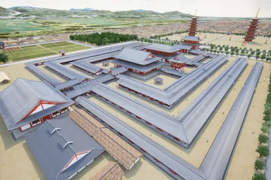 大安寺天平伽藍復元CG