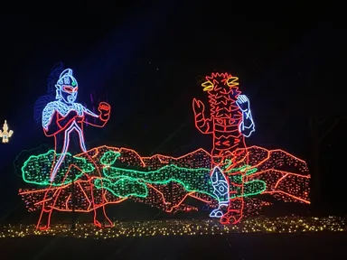 「ウルトラセブン55周年記念 ウルトラマンイルミナージュ」の様子