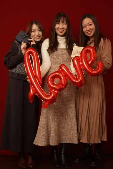 バレンタイン用の小物もご用意しています