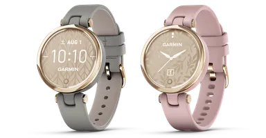 左から、Lily Classic Grey Leather／Cream Gold、Lily Sport Dust Rose／Cream Gold