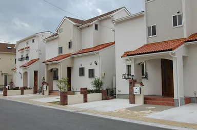 類例「プリミエール小牧原新田」の街並み