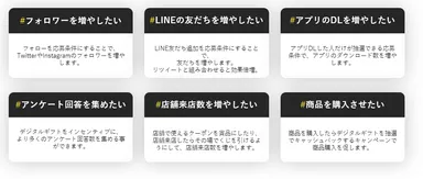 宣伝・販促の課題や目的に合わせてキャンペーンを設計