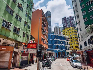 世界でも有数の住み心地が良いコミュニティが形成される藍屋 (ブルーハウス)エリア