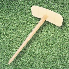 天然バイオマス、植物由来の生分解性樹脂から作った農具(マルチキーパー)