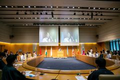 外務省後援・第3回「子ども世界平和サミット」の様子(衆議院第一議員会館・国際会議場)