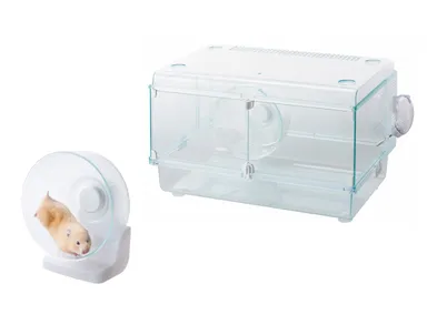 自社工場製造商品(ハムスター飼育ケージ「グラスハーモニー」)