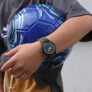 キッズ用・カーキ黒盤