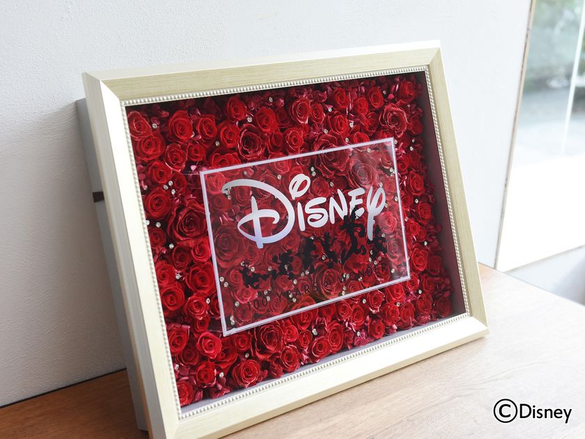 「Disney100」をテーマにした
フレームアートや化粧蘭の
フラワーアイテム限定コレクション、
日比谷花壇オンラインショッピングサイトで、
2月8日（水）から注文受付開始