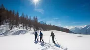 雪上ハイキング