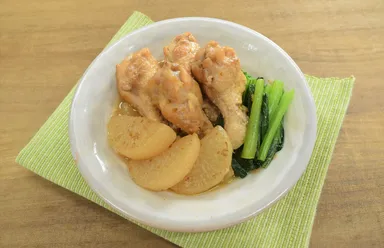 鶏肉と大根のぽん酢煮