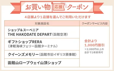 お買い物応援クーポン