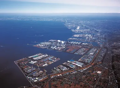 袖ケ浦市空撮写真(臨海部)