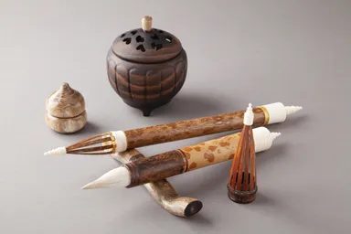 香炉・天平筆・香合