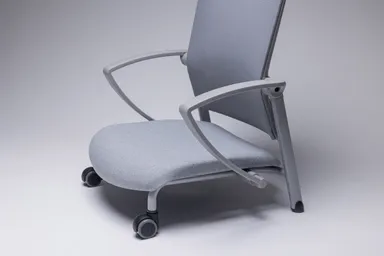 グレー(肘掛け／キャスター)