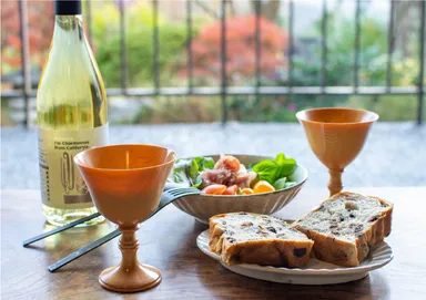 桧製ワインカップ