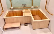 着せ替えヒノキ風呂／個浴を2台設置