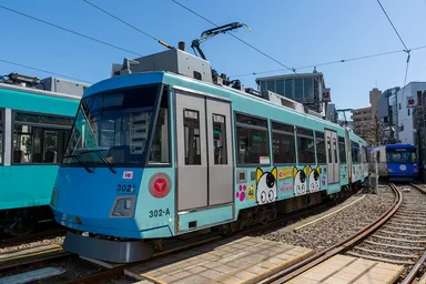 「タマ＆フレンズ～うちのタマ知りませんか？～」東急電鉄　世田谷線ラッピング電車