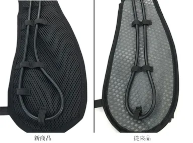 脇の下を冷やすため、チューブを内側の脇の近くに配置