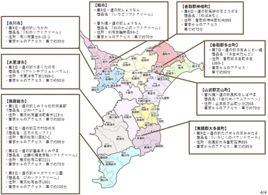 千葉県の絶品道の駅スイーツMAP