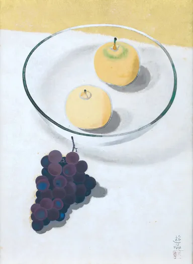 小倉遊亀《葡萄》1959年、滋賀県立美術館蔵、通期