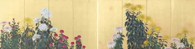 速水御舟《菊花図》1921年、個人蔵(滋賀県立美術館寄託)、後期