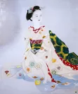 小倉遊亀《舞妓》1969年、京都国立近代美術館蔵、通期