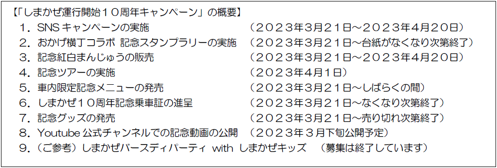 即納 近鉄しまかぜ10周年記念フェイスタオル
