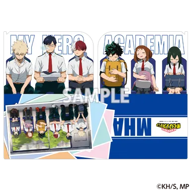 見開きクリアファイル