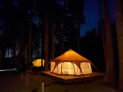 夜間テント外観