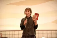 tsunagari紅茶に参加した高知県佐川町の村田園芸の村田千絵子さん