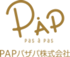 PAPパザパ株式会社のロゴ