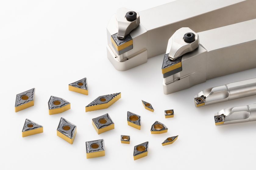鋼加工用旋削チップCVDコーティング新材種
「CA115P／CA125P」を順次発売