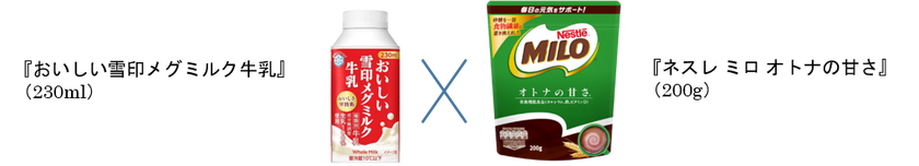 「おいしい雪印メグミルク牛乳×ミロまぜ飲みキャンペーン」
Twitterキャンペーン実施中！