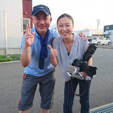 代表者とジム会員