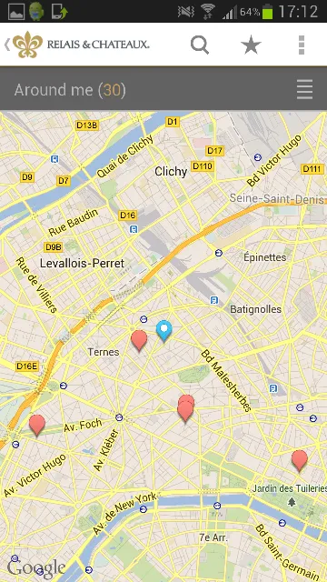 ルレ・エ・シャトー Androidアプリ4