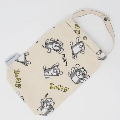 仕事猫　刺繍ティッシュケース(5)