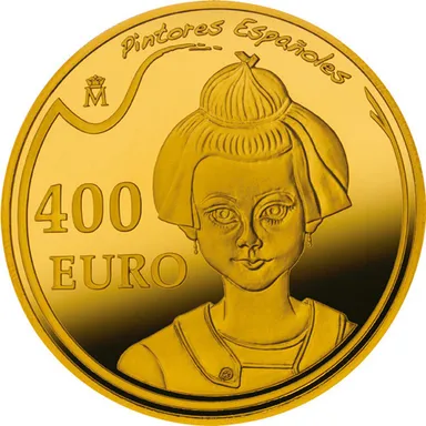 400ユーロ金貨　表面