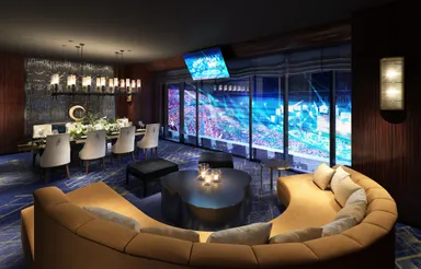 大切なゲストを迎え入れるVIPエリア3