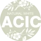 ACIC natural white ロゴ