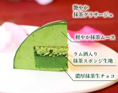 何層にも織り重なる抹茶の味わい