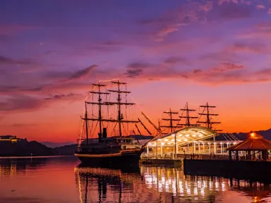 福良湾のマジックアワー