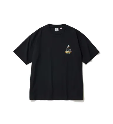 ヒゲサガラ刺繍Tシャツ BLACK