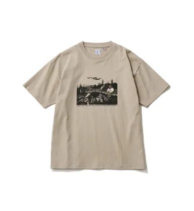 フォト＋刺繍Tシャツ BEIGE