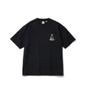 ヒゲサガラ刺繍Tシャツ BLACK
