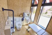 車椅子、オストメイト対応トイレ