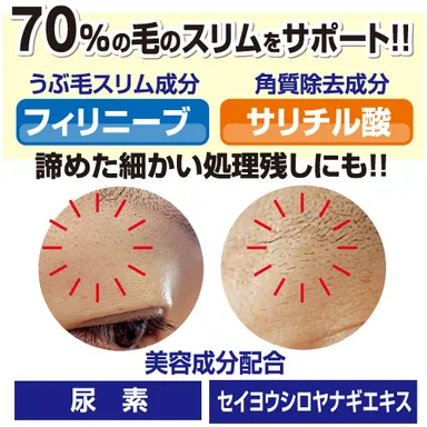 ムダ毛スリムをサポート